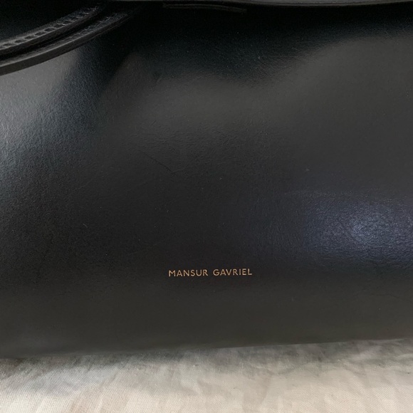 Mansur Gavriel Lady Bag (Black/Rosa) - Picture 8 of 16